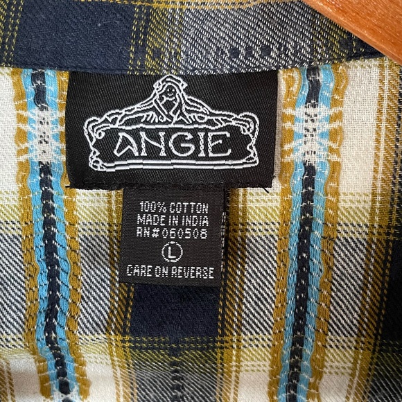 Angie Long Sleeve Button- Up Shirt Size Large - Picture 6 of 6